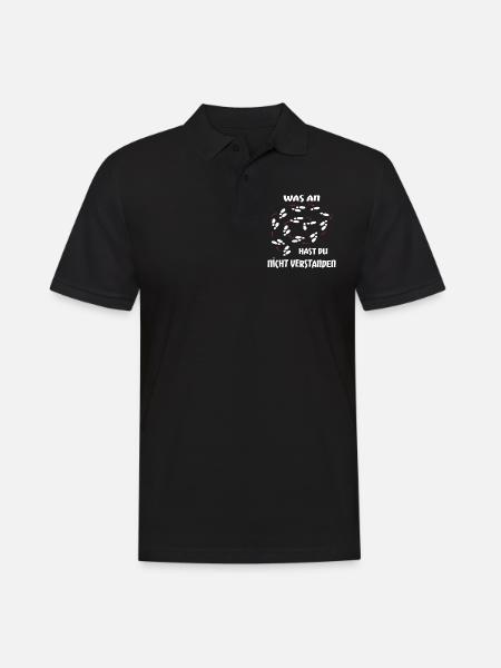 Spruch Tanzen Tanzschule Geschenk - Männer Poloshirt - Schwarz