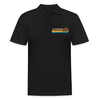 Spinnen Haustier - Männer Poloshirt - Schwarz - Vorne - Kai (181cm)