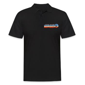 Circus tent - Men's Polo Shirt - black - Front - Kai (181cm)
