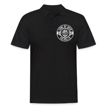 Odin Viking Hammer Germanen - Männer Poloshirt - Schwarz - Vorne - Kai (181cm)