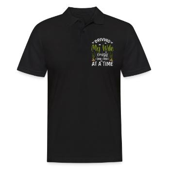 Fish Algae Goldfish - Men's Polo Shirt - black - Front - Kai (181cm)