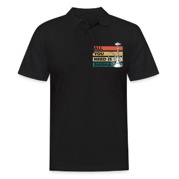 Sisha Rauch Chillig Orientalisch - Männer Poloshirt - Schwarz - Vorne - Kai (181cm)