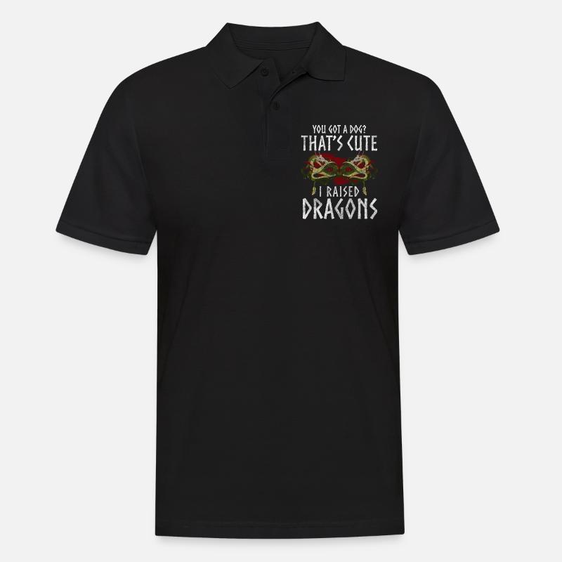 Feu Créature mythique Créature - Polo Homme - noir