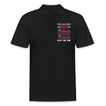 Outback Aussie Melbourne Gold Coast - Men's Polo Shirt - black - Front - Kai (181cm)