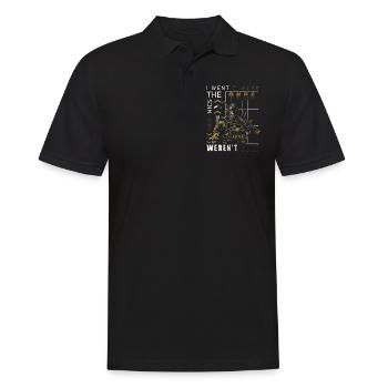 Gaming Online Grafik Spielen - Männer Poloshirt - Schwarz - Vorne - Kai (181cm)