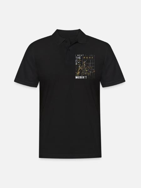 Gaming Online Graphics Games - Men's Polo Shirt - black