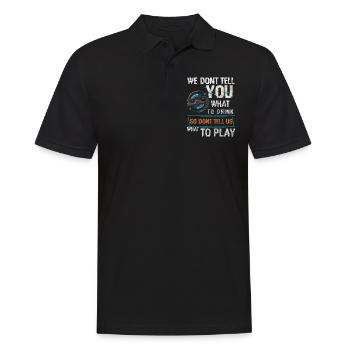Disc Jockey Passion - Men's Polo Shirt - black - Front - Kai (181cm)