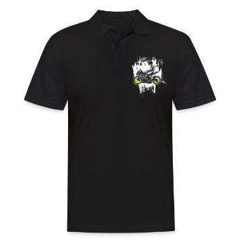 Moto Lifestyle / Moto / Motos motard - Polo Homme - noir - Devant - Kai (181cm)