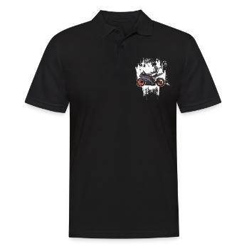 Moto Lifestyle / Moto / Motos motard - Polo Homme - noir - Devant - Kai (181cm)