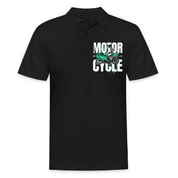 Moto Lifestyle / Moto / Moto motard - Polo Homme - noir - Devant - Kai (181cm)