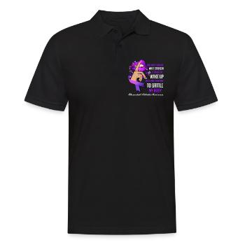 Guerriers du rhumatisme au combat - Polo Homme - noir - Devant - Kai (181cm)