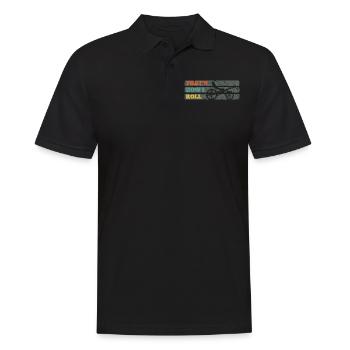 Tour à vélo - Polo Homme - noir - Devant - Kai (181cm)