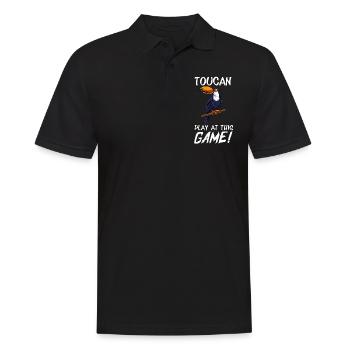 Toucan Bird - Men's Polo Shirt - black - Front - Kai (181cm)