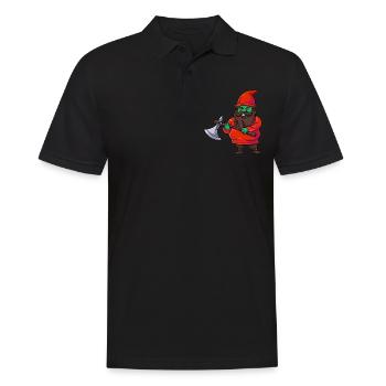 Dwarf - Men's Polo Shirt - black - Front - Kai (181cm)