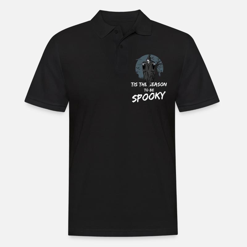 Sensenmann - Männer Poloshirt - Schwarz