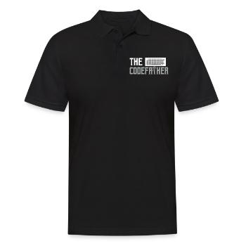 Software Programming Developer - Men's Polo Shirt - black - Front - Kai (181cm)