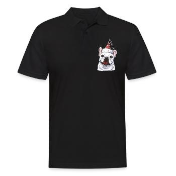 Français Bulldog - Polo Homme - noir - Devant - Kai (181cm)