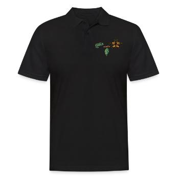Evolution butterfly - Men's Polo Shirt - black - Front - Kai (181cm)