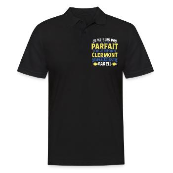 Rugby clermot cadeau de rugby de clermont - Polo Homme - noir - Devant - Kai (181cm)