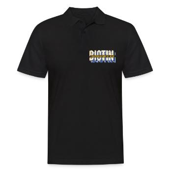 Biotin Strengthening from the inside - Men's Polo Shirt - black - Front - Kai (181cm)