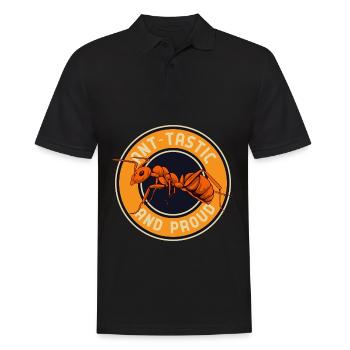 Ant-tastic and proud - Men's Polo Shirt - black - Front - Kai (181cm)
