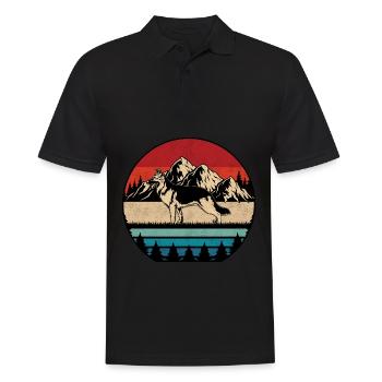 Berger allemand - Polo Homme - noir - Devant - Kai (181cm)