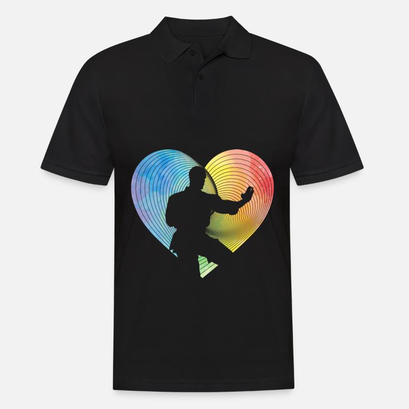 Wing Chun - Männer Poloshirt - Schwarz