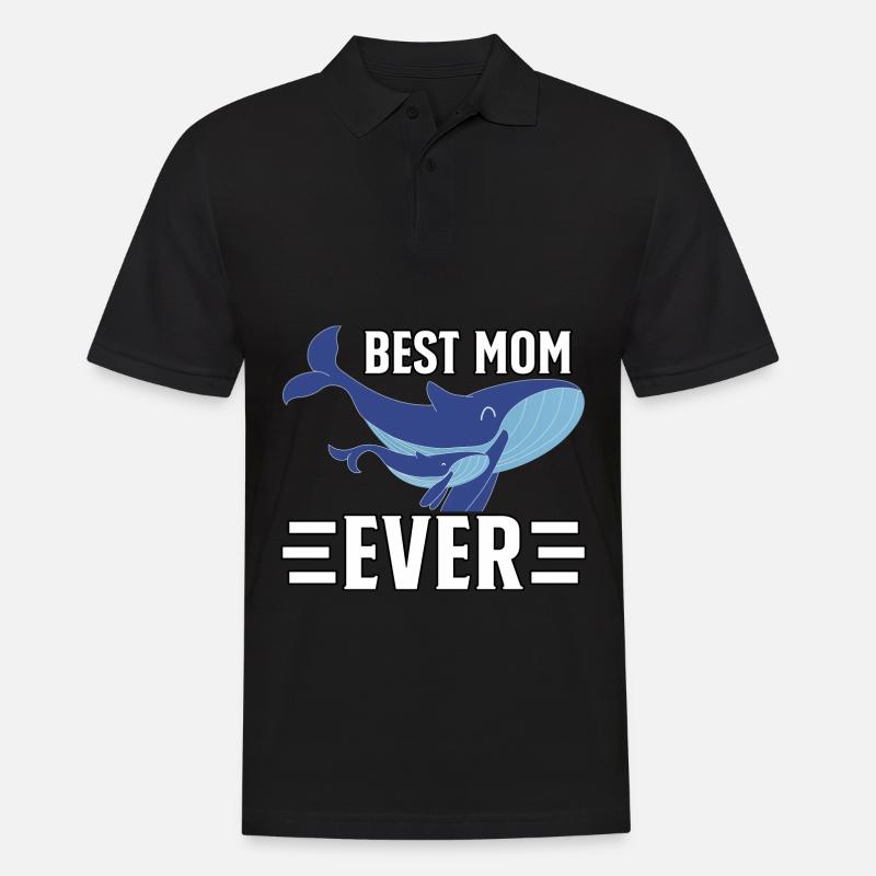 Die beste Mutter aller Zeiten - Männer Poloshirt - Schwarz