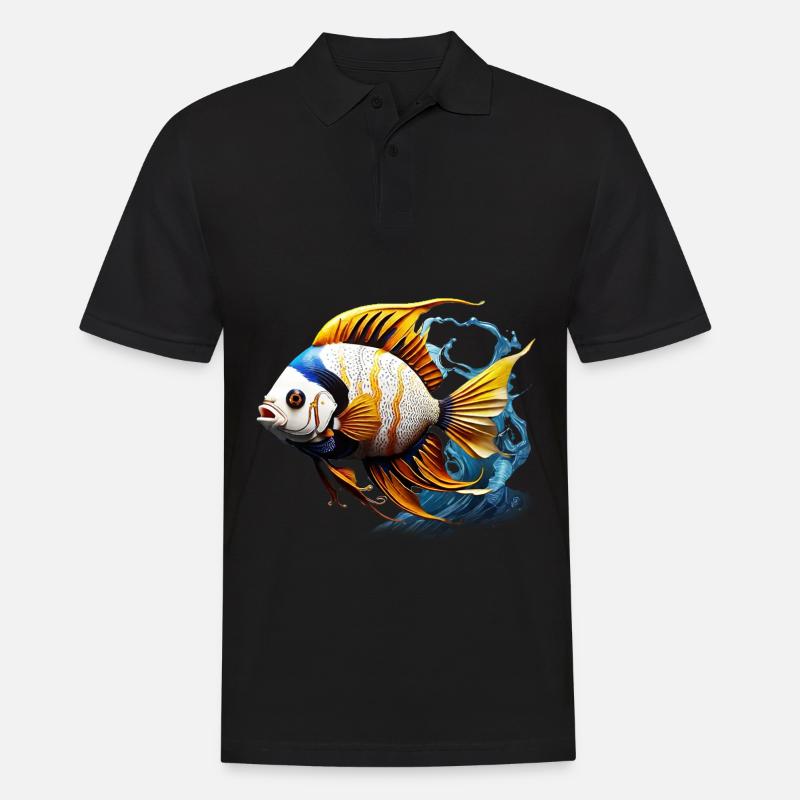 Angelfish - Polo Homme - noir
