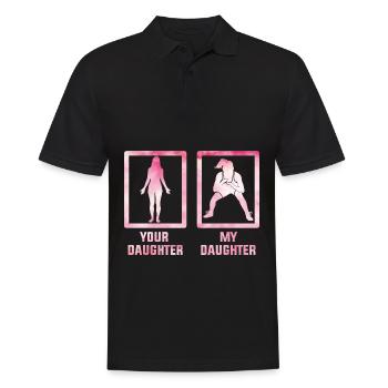 Ta fille Ma fille - Polo Homme - noir - Devant - Kai (181cm)