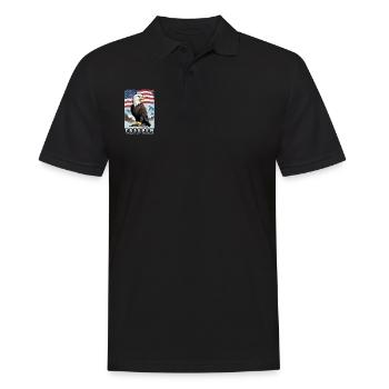 Pygargue à tête blanche - Polo Homme - noir - Devant - Kai (181cm)