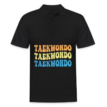 Taekwondo - Polo Homme - noir - Devant - Kai (181cm)