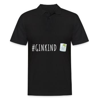 Gin Kind Gin Liebhaber - Männer Poloshirt - Schwarz - Vorne - Kai (181cm)