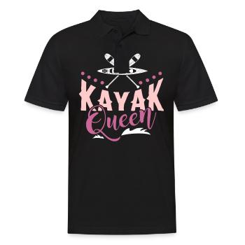 Kayak Queen - Tenue de kayak cool - Polo Homme - noir - Devant - Kai (181cm)