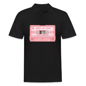 Best Of 1994 Mixtape Retro Cassette Birthday - Männer Poloshirt - Schwarz - Vorne - Kai (181cm)