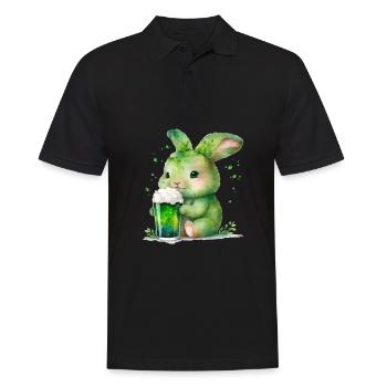 La Saint-Patrick en Irlande applaudit pour de bon - Polo Homme - noir - Devant - Kai (181cm)