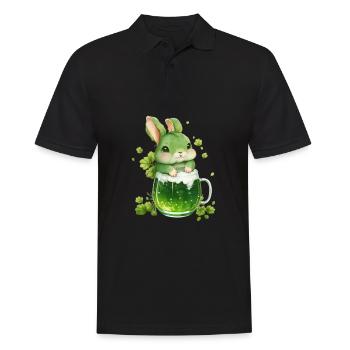La Saint-Patrick en Irlande applaudit pour de bon - Polo Homme - noir - Devant - Kai (181cm)