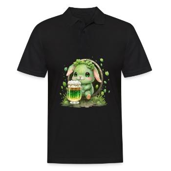 La Saint-Patrick en Irlande applaudit pour de bon - Polo Homme - noir - Devant - Kai (181cm)