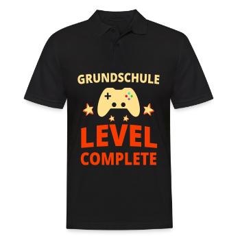Grundschule Abschluss Geschenk - Männer Poloshirt - Schwarz - Vorne - Kai (181cm)