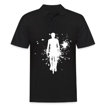 Vélo Cyclisme Hommes Cyclisme Cyclisme - Polo Homme - noir - Devant - Kai (181cm)