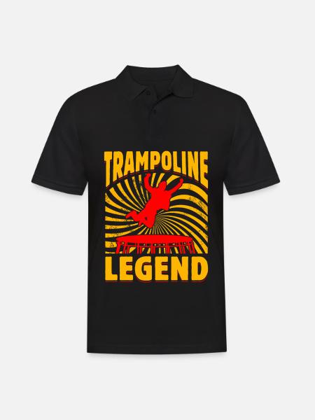 Trampoline Legend - Men's Polo Shirt - black