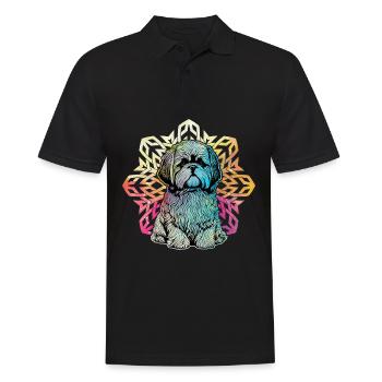 Shih Tzu - Polo Homme - noir - Devant - Kai (181cm)