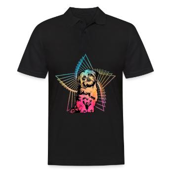 Shih Tzu - Polo Homme - noir - Devant - Kai (181cm)