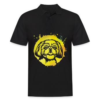 Shih Tzu - Polo Homme - noir - Devant - Kai (181cm)