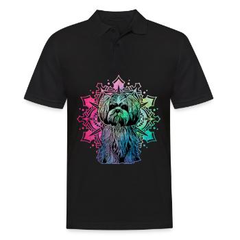Shih Tzu - Polo Homme - noir - Devant - Kai (181cm)