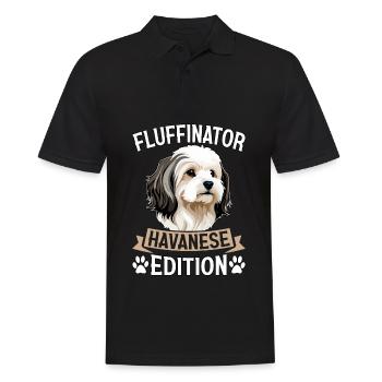 Fluffinator Édition Bichon Havanais - Polo Homme - noir - Devant - Kai (181cm)