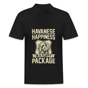 Le bonheur bichon havanais dans un emballage moelleux - Polo Homme - noir - Devant - Kai (181cm)