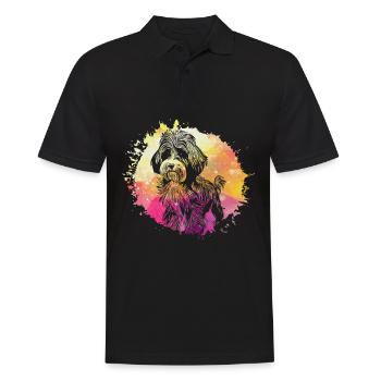 Havanais rétro - Polo Homme - noir - Devant - Kai (181cm)