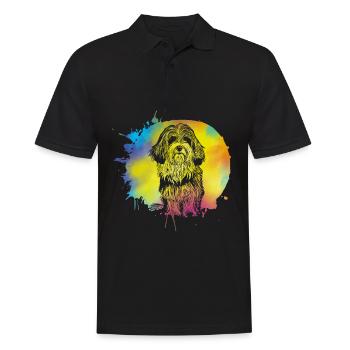 Havanais rétro - Polo Homme - noir - Devant - Kai (181cm)