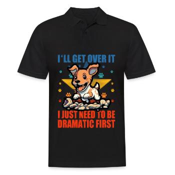 Je vais m’en remettre, j’ai juste besoin d’être Jack Russell - Polo Homme - noir - Devant - Kai (181cm)